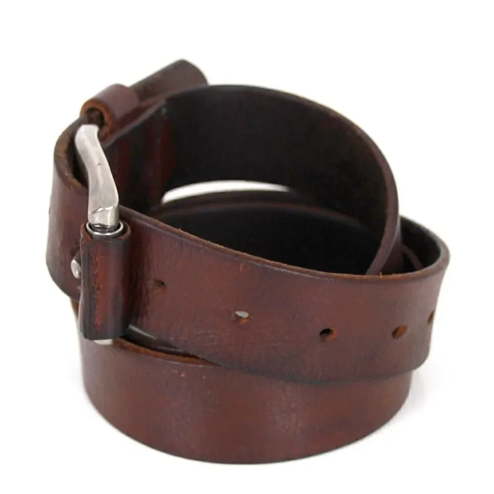 SADDLE BROWN GENUINE LEATHER 1 1/4